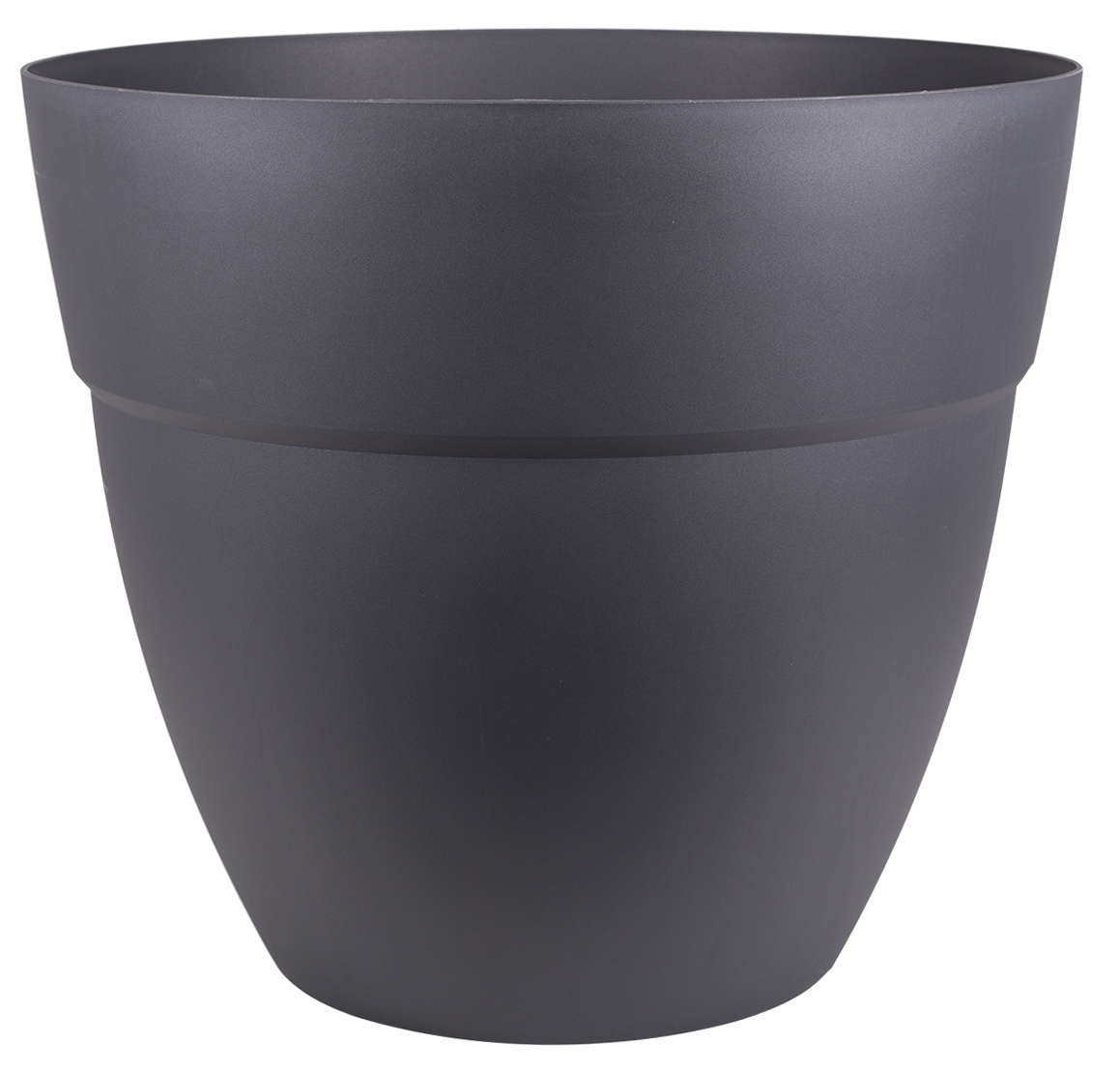 Pot rond cancun 165L gris anthracite - EDA